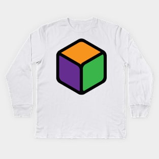 Cube Streetwise Color Palette Kids Long Sleeve T-Shirt